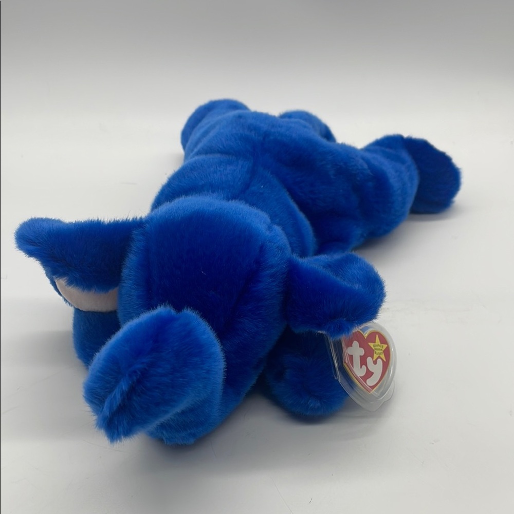 Ty Blue Plush Elephant